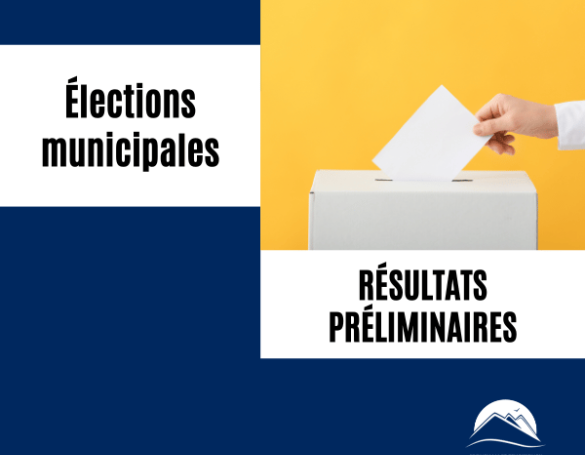 Résultats préliminaires des élections municipales 2025