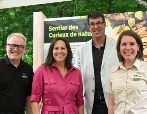 Inauguration du Sentier des Curieux de nature au parc national de la Jacques-Cartier