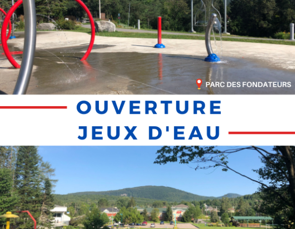 Ouverture des jeux d'eau