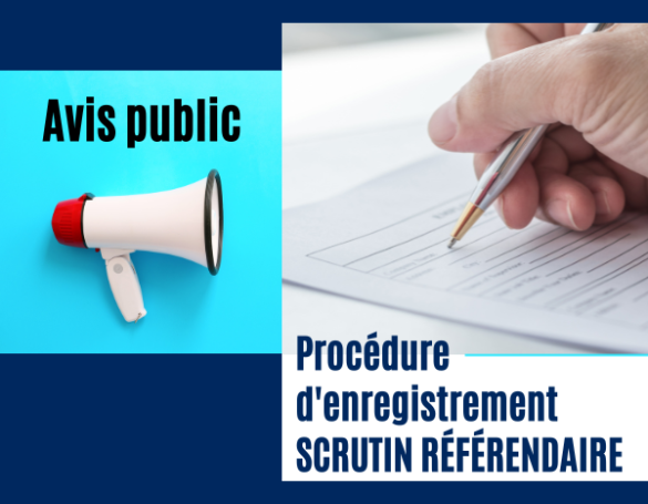 Demande de participation à un référendum