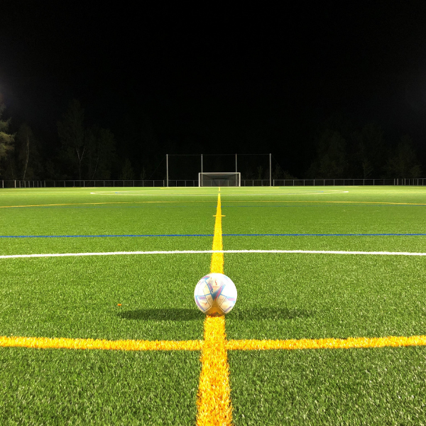 Terrain de soccer synthétique